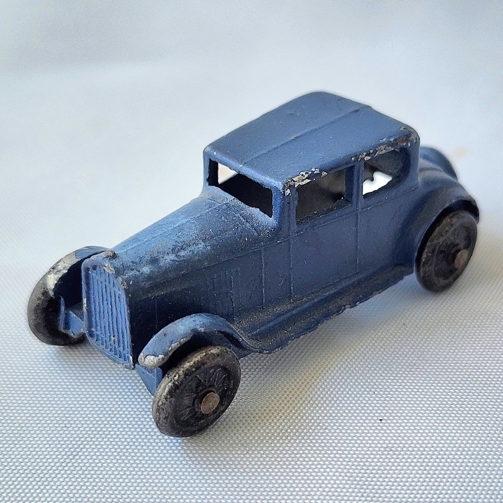 Pre War1932 Tootsietoy #101 Buick Coupe Blue Diecast USA All Original Rare POH